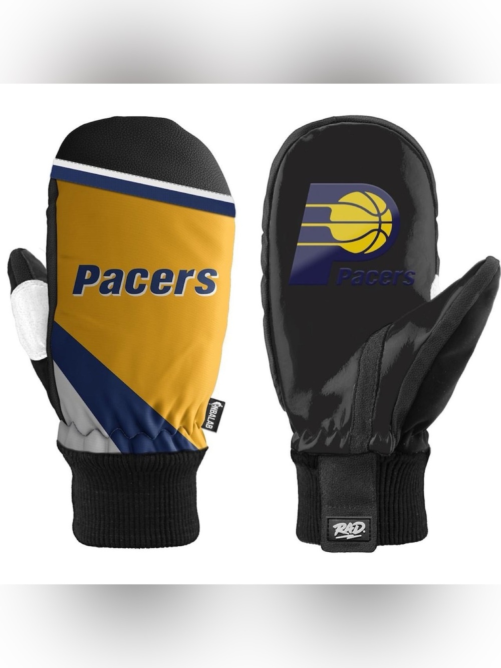 Indiana Pacers Classic Snow Mittens Size M